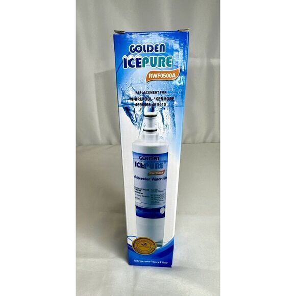 Golden Ice Pure RWF0500A Refrigerator Water Filter Replacement‎ 4396508-46 9010 - Picture 1 of 6